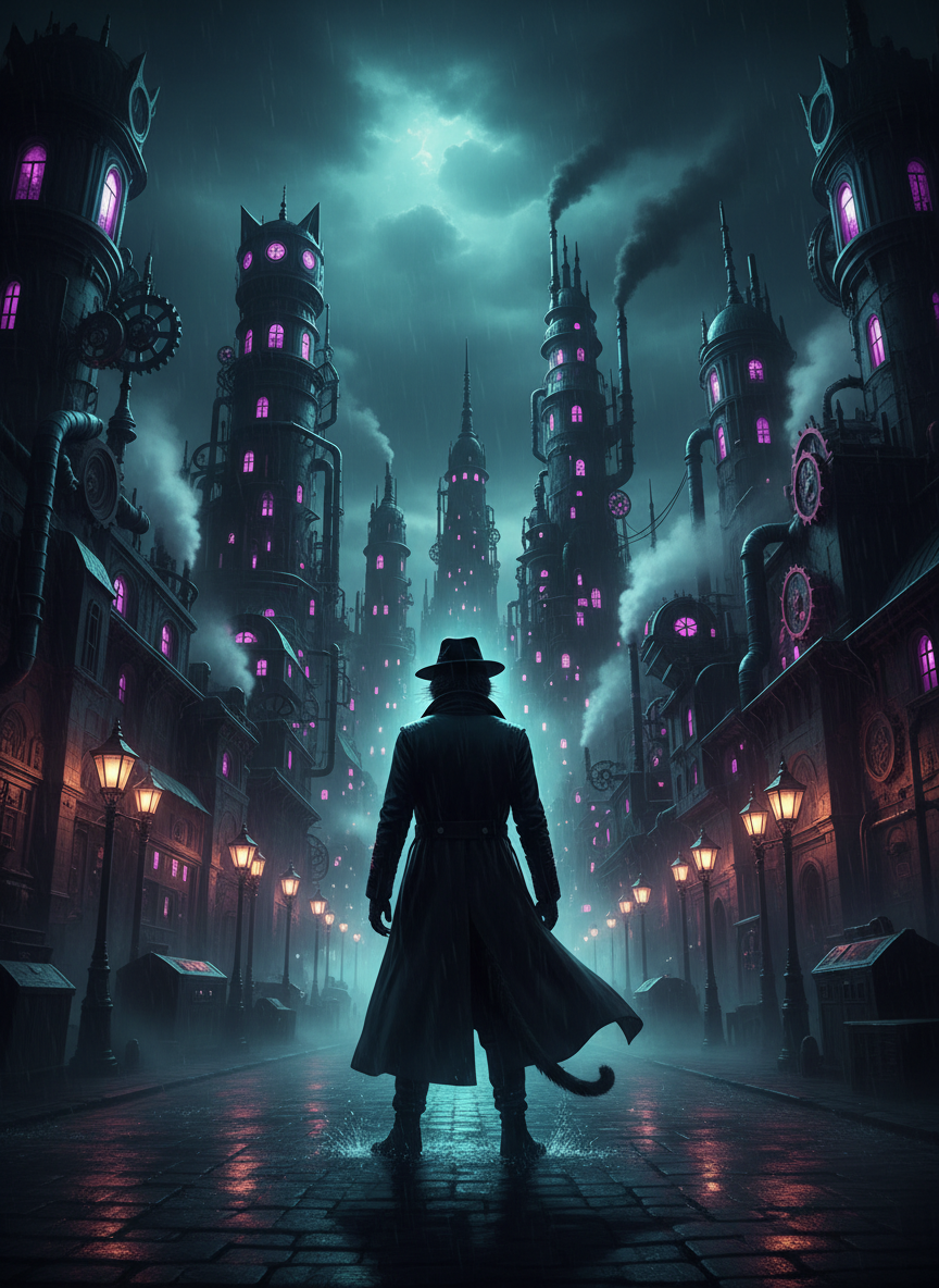 NEON — The Great Nexus and the Shattered Clock cover artwork by Assiliym