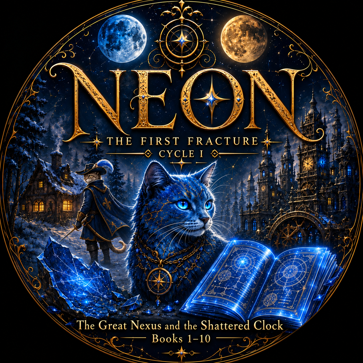 NEON — The First Fracture, Cycle I, The Great Nexus and the Shattered Clock Series